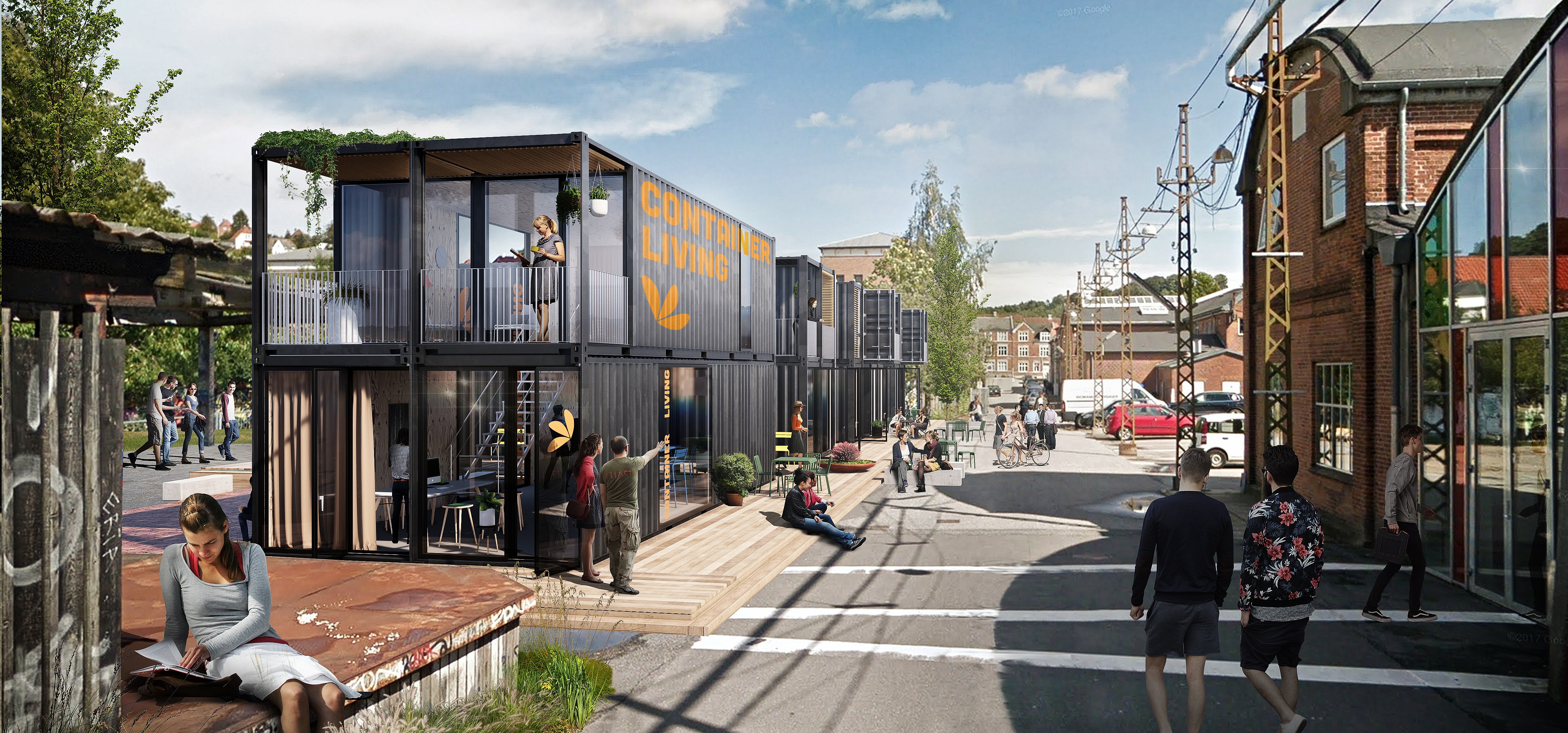 Spinnerihallerne, Container Living