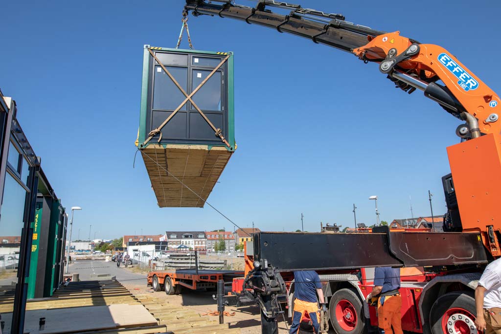 Midlertidigt byggeri – Container Living